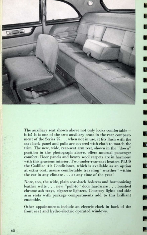 1953 Cadillac Salesmans Data Book Page 18